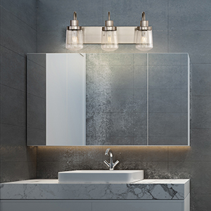 brushed nickel wall sconce