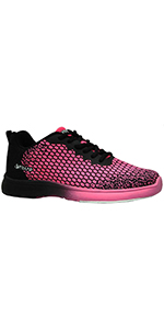 pink seamless lite bowling shoe