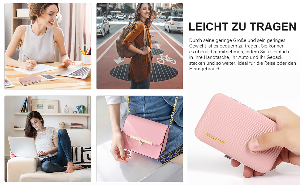 Maniküre Set Nagelset Nageletui Nagelknipser Set