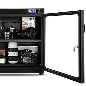 カメラ防湿庫 全自動ドライキャビネット LED照明 HNH-45K HANAHI ストーリー - メルカリShops