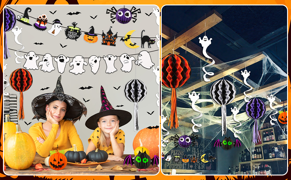 Amazon.co.jp: Neiang ハロウィン 飾り 吊り下げ 41点セット