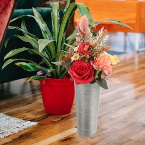 フラワーバスケット　傘立て　亜鉛メッキ　ブリキ 71pQ2Ot-HrL._AC_UF1000,