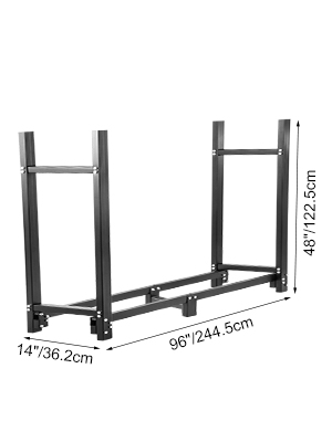 firewood rack with cover