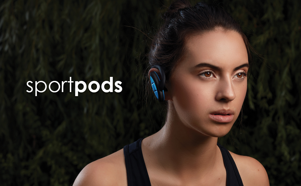 BoomPods Sportpods 2 inEar Bluetooth Sport Headphones