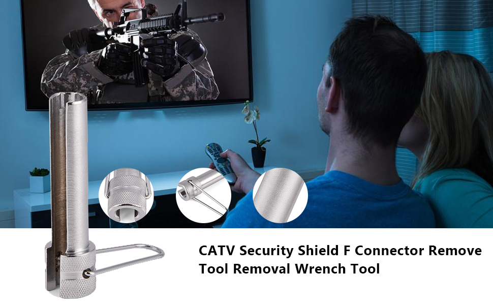 78mm CATV Security Shield F Connector Remove Tool Removal Wrench Tool