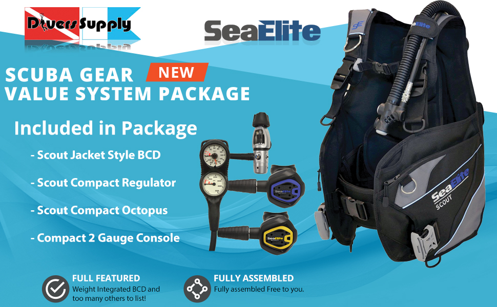 Divers Supply Value Scuba System (Large) Sports & Outdoors