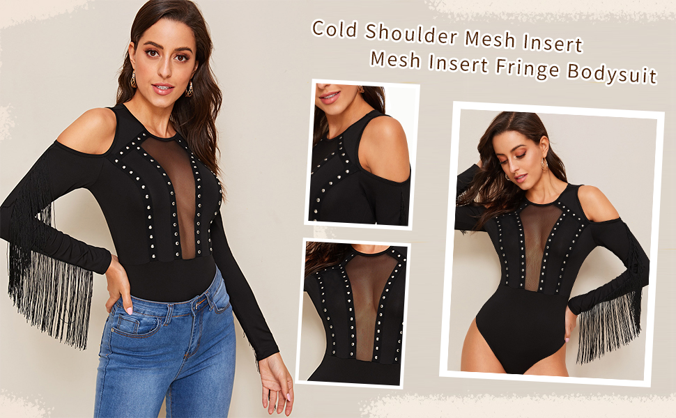 Mesh Jumpsuit Bodysuit