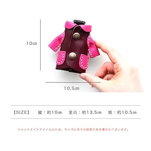 可愛すぎる❤️ネイビー❤️ジャケットキーケース❤️レザークラフト 可愛すぎる❤️ネイビー❤️ジャケットキーケース❤️レザークラフト