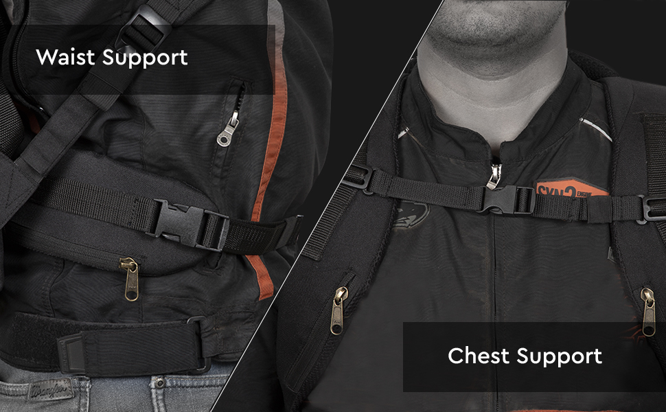 GRAND PITSTOP GR Pack 25 Litre Anti Theft Backpack for Bikers with