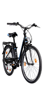 Zündapp Z500, 26 inch, e-bike, electric city bike, women&#39;s bike, pedelec, electric bike, ladies, bicycle, 26 inches.
