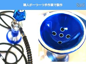 Amazon.co.jp: 【大型サイズ 】ブルーシーシャ(ホース2本) 水タバコ