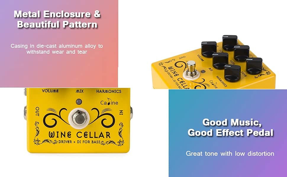 Caline CP60 Wine Cellar Driver Guitar Effects Pedals