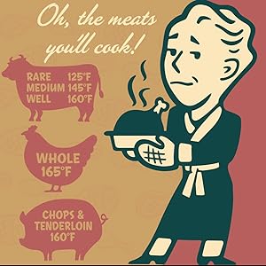 meat theramator steak themometer folding foldable bread coffee oil steak sugar milk dairy 
