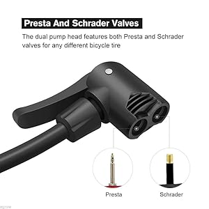 Presta Valve & Schrader Valve