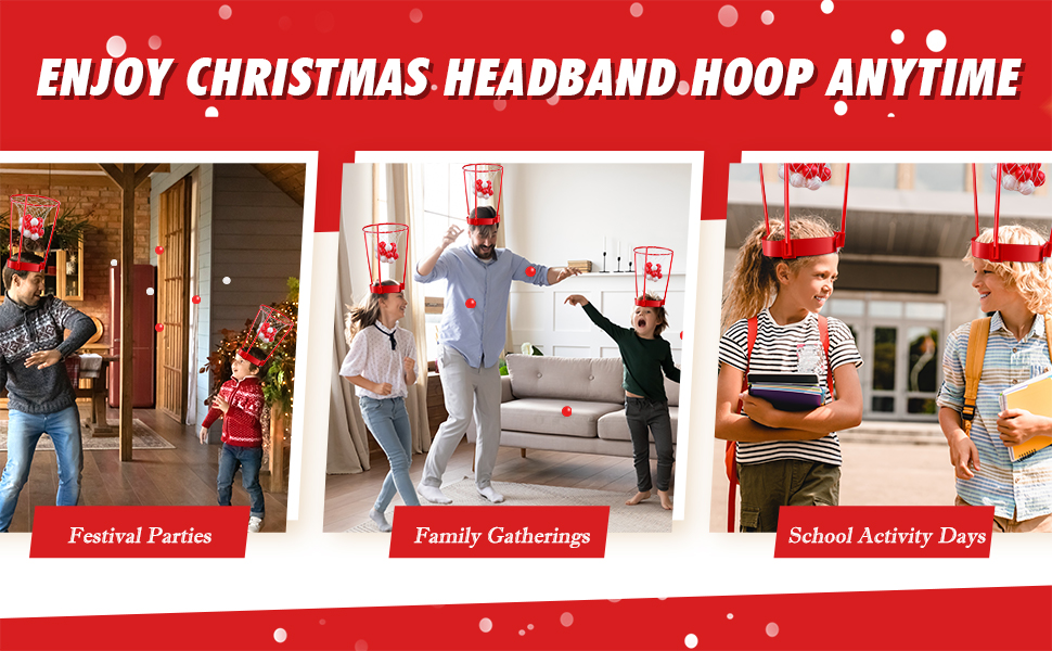 Enjoy endless laughs and excitement with this must-have Christmas hoop set.