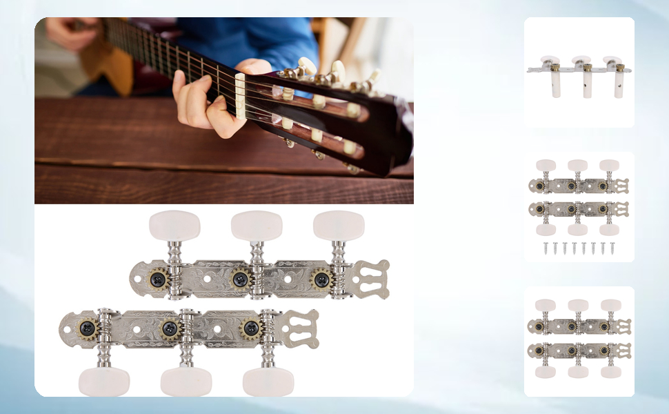 Amazon | ギター ペグ クラシックギター チューニングペグ 耐