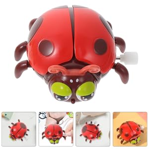 Amazon.co.jp: BRIGHTFUFU 風 アップ てんとう虫 おもちゃ 昆虫