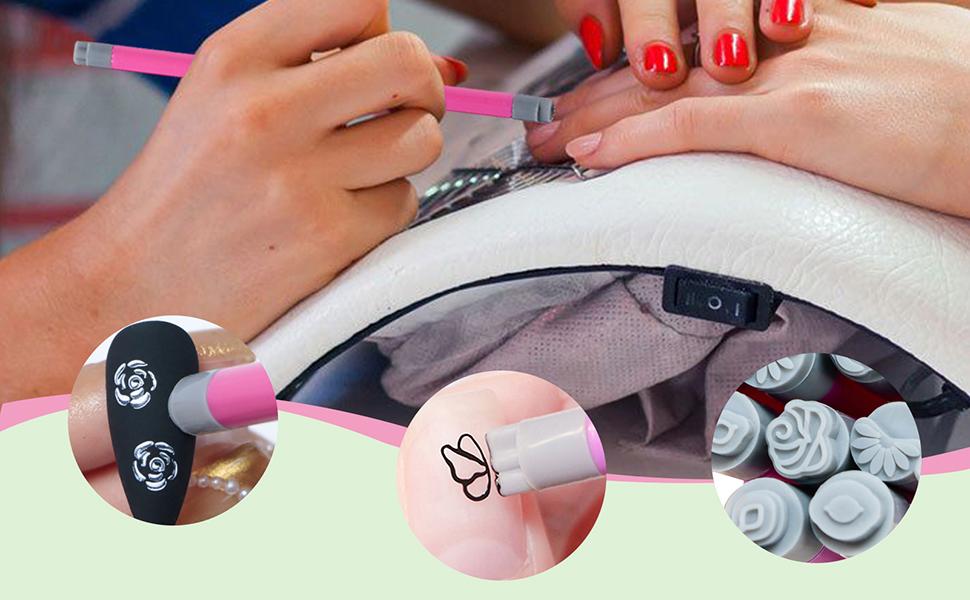 Nagelontwerpstempel, stempelpen voor nagels