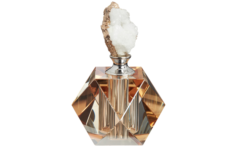 amber perfume bottle