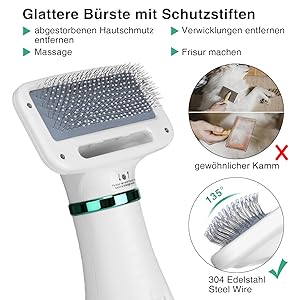 ownpets hundefön katzefön pet dryer hundefön Haartrockner Bürste für kleine Hunde/Haustier/Pet
