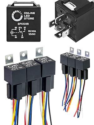 Amazon.com: ONLINE LED STORE 6 Pack Bosch Style 5-Pin 12V Relay Kit