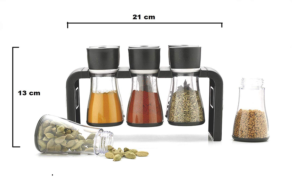 6 Jar Spice Rack 5 .