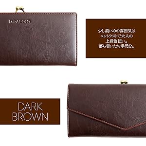 Women's Long Wallet, Large Capacity, Genuine Leather, Clasp