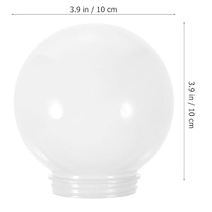 Amazon.co.jp: Luxshiny アクリル ランプシェード 屋外用 球形