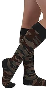 camo pattern socks
