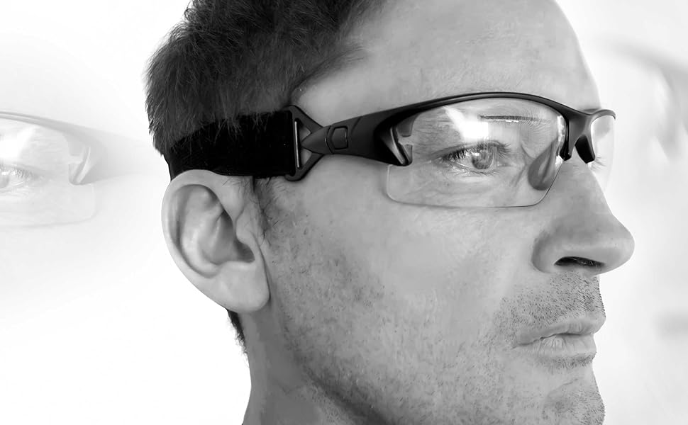 BERTONI Gafas Deportivas Graduadas con Clip Óptico para Lentes ...