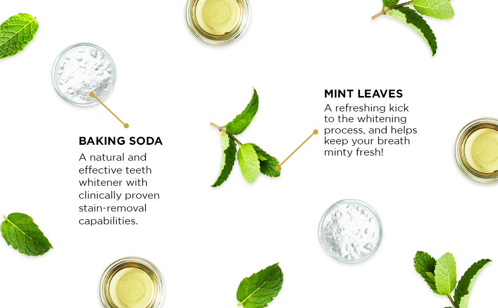 baking soda and mint toothpaste