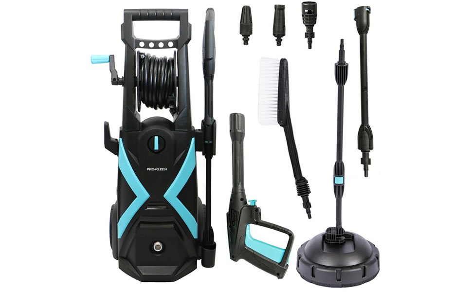 ProKleen Electric Jet Power Pressure Washer, 165 Bar Max, 2.2kW, 8M