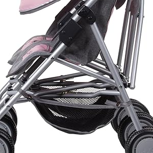 doll pushchair shopping basket