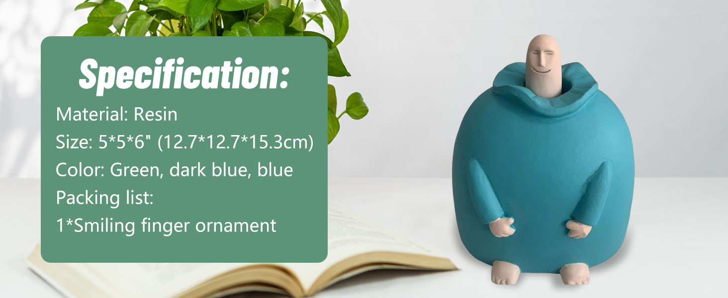 微笑む指のテーブル装飾