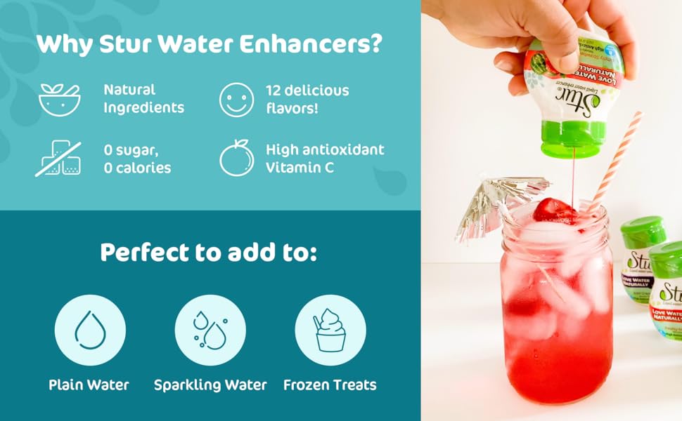 Stur Liquid Water Enhancer Skinny Variety Pack