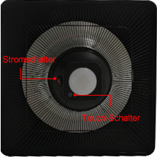 Terrassenstrahler Deckenstrahler Heizstrahler mit Fernbedienung