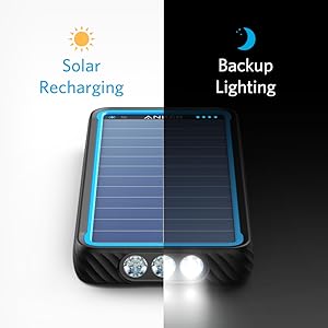 Anker PowerCore Solar 10000 New ② Anker PowerCore Solar 10000, ładowarka solarna, powerbank z