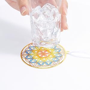 Amazon.co.jp: フラワー オブ ライフ ステンド グラス スタイル