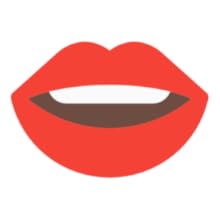 Effect of full, attractive and sensual lips
