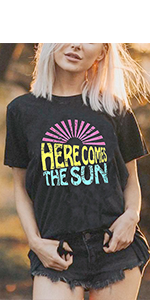 Sunshine Graphic Shirt for Women Sunshine Graphic Tees for Women Graphic Tees for Women