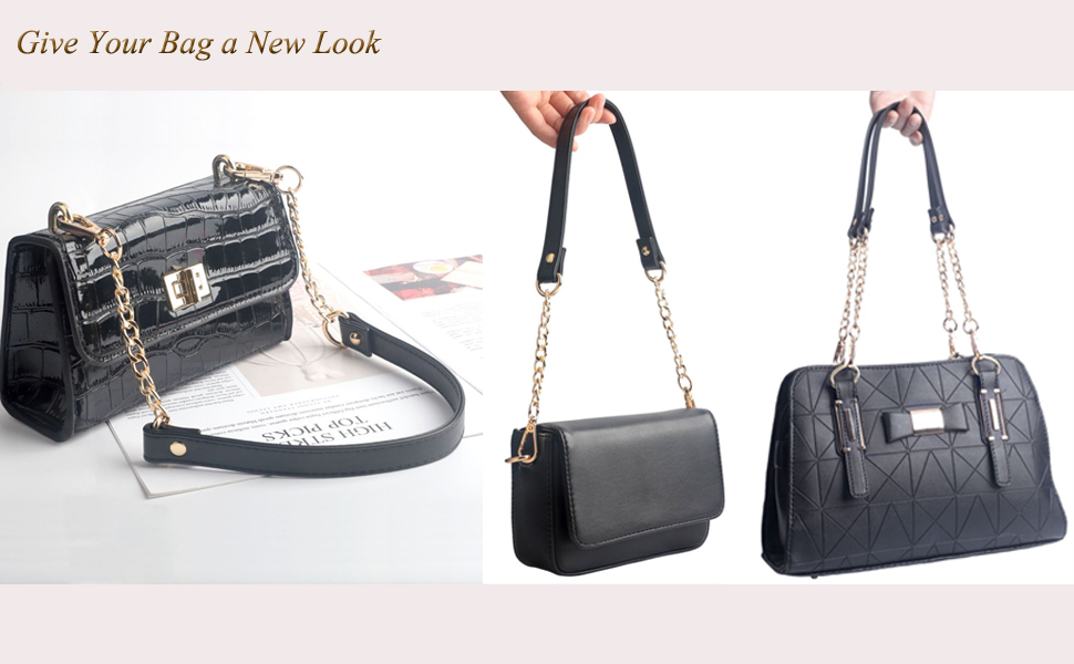 BEAULEGAN Handbag Chain Handles Microfiber Leather 60 cm