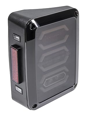 3-Hexagon Design  144-LED Smoked  Tail Light 