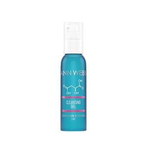 ANN WEBB Cleansing Gel exfoliating mask skin wrinkles moisturizing cleanser oily aha
