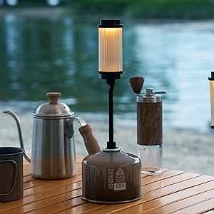 Amazon.co.jp: ランタンポールキャンプ 双頭ランタンスタンド