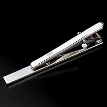 Lion Starネクタイピン シンプルデザイン　K10WG刻印入 Lion Starネクタイピン シンプルデザイン K10WG刻印入