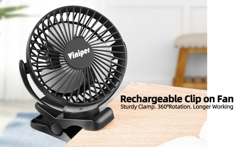 battery clip on fan