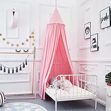 pink bed canopy