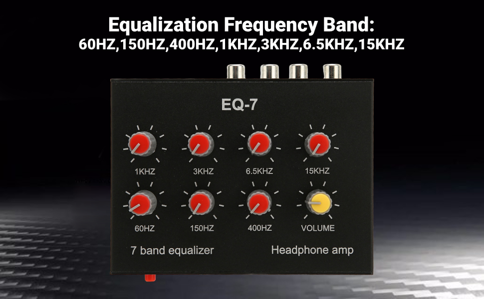 Amazon.com: 7 Band Sound Equalizer, 12dB High Bass