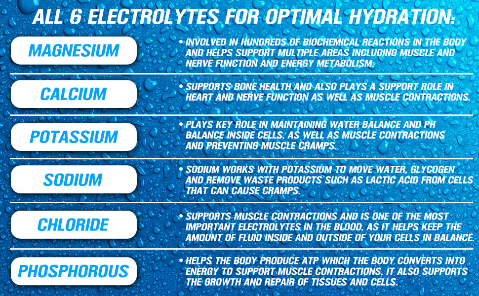 Evlution Nutrition HYDRAMINO Complete Hydration Multiplier, All 6