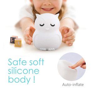 Veilleuse Chambre Lampe Veilleuse Bébé Rechargeable à Distance Veilleuse Légère 9 Couleurs